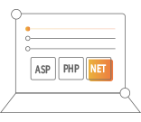 支持ASP、PHP、.Net等多種語(yǔ)言開(kāi)發(fā)